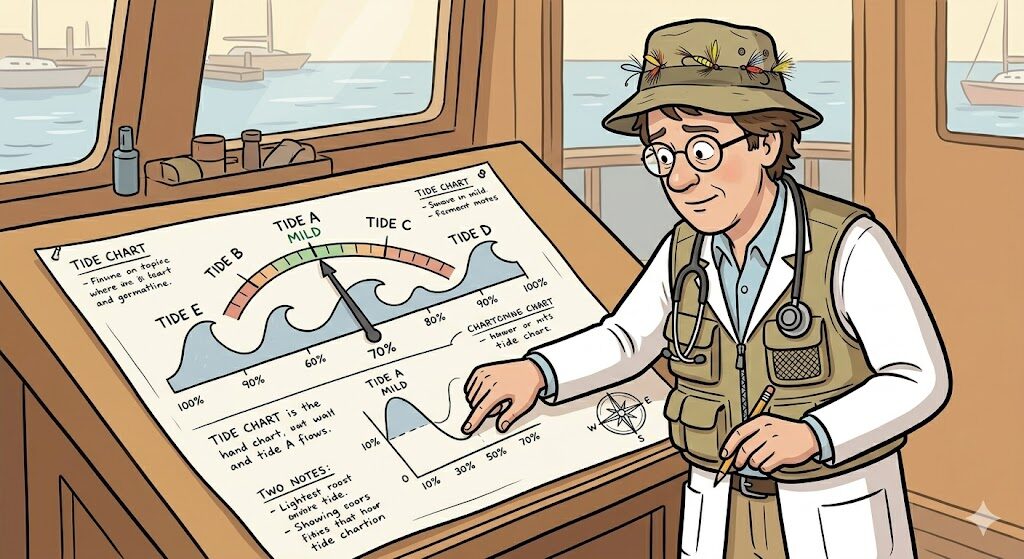 The doctor at a boat's helm